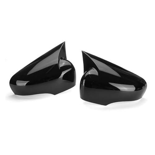 Auto Spiegelkappen Für Octavia Für Mk3 Für A7 5E 2014-2019 Direkte Add-On Links & Rechts 2PCS Auto Rückspiegel Abdeckungen Seite Flügel Spiegel Kappen Seitenspiegelkappe(Glossy Black) von SAFATBZ