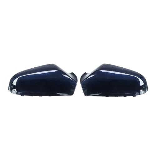 Auto Spiegelkappen Für Opel Für Vauxhall Für Astra H 2004-2013 Spiegel Abdeckung Kappe Carbon Look/Blau Auto Seite tür Flügel Rückspiegel Abdeckung Seitenspiegelkappe(Blue) von SAFATBZ