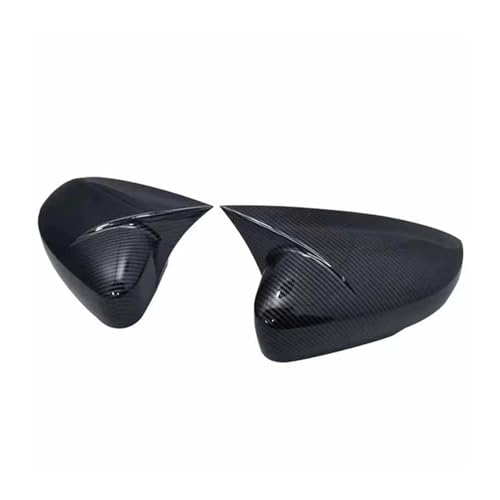 Auto Spiegelkappen Für Polo Für Mk5 Für 6R Für 6C 2009-2017 Rückspiegel Gehäuse Änderung 2X Auto Rückspiegel abdeckung Teil Seitenspiegelkappe(Carbon Fiber Pattern) von SAFATBZ