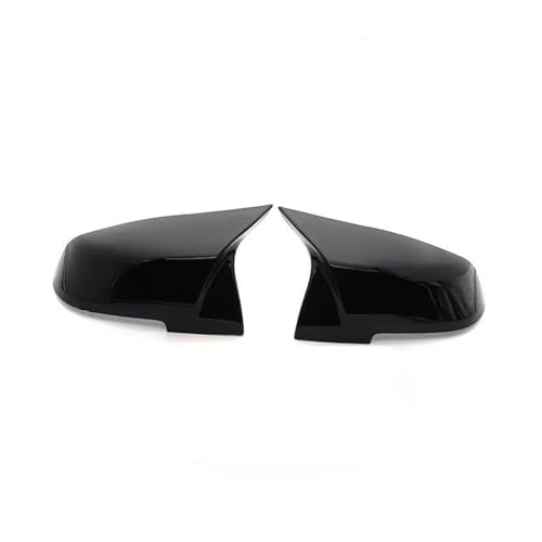 Auto Spiegelkappen Für Serie 1 2 3 4 XM 420i F20 F21 F22 F23 F30 F32 F33 F36 X1 echte Real Carbon Fiber Seitenspiegel Abdeckkappen Seitenspiegelkappe(2pcs Black) von SAFATBZ