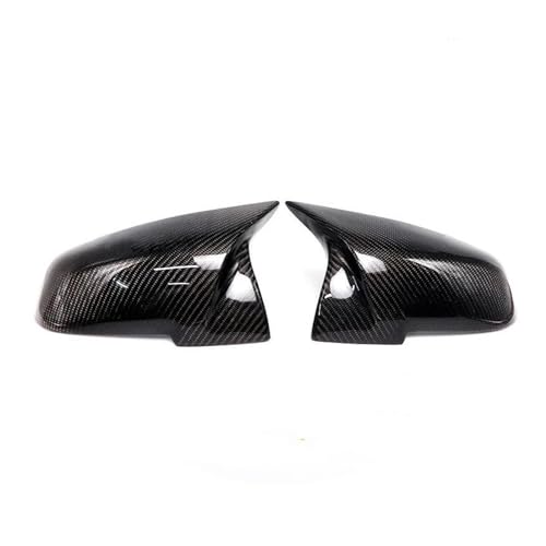 Auto Spiegelkappen Für Serie 1 2 3 4 XM 420i F20 F21 F22 F23 F30 F32 F33 F36 X1 echte Real Carbon Fiber Seitenspiegel Abdeckkappen Seitenspiegelkappe(2pcs Real Carbon) von SAFATBZ