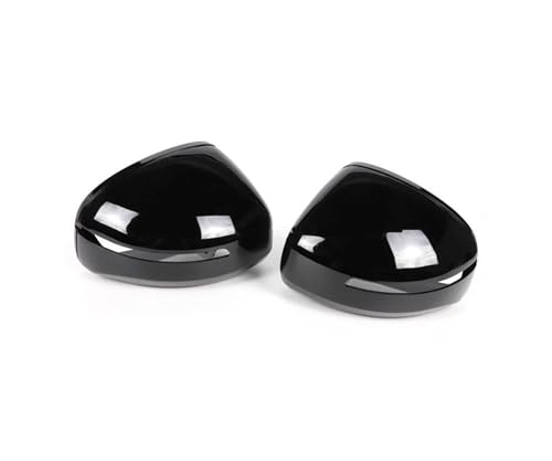 Auto Spiegelkappen Für TT TTS TTRS Für MK2 (8J) R8 (42) 2007-2014 Carbon Look Auto Außen Rückansicht Kappe Shell Ersatz Fall Spiegel Abdeckung Seitenspiegelkappe(Glossy Black) von SAFATBZ