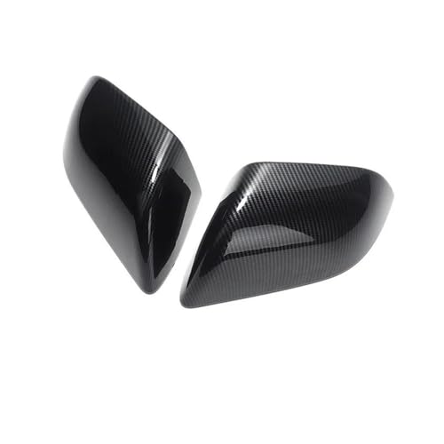 Auto Spiegelkappen Für Tesla Für Modell 3 Für Modell Y 2021-2023 Auto Außen Seiten Rückspiegel Abdeckung Futhope Auto ABS Paste Seite Tür Spiegel Abdeckung Seitenspiegelkappe(3 Gloss Black) von SAFATBZ
