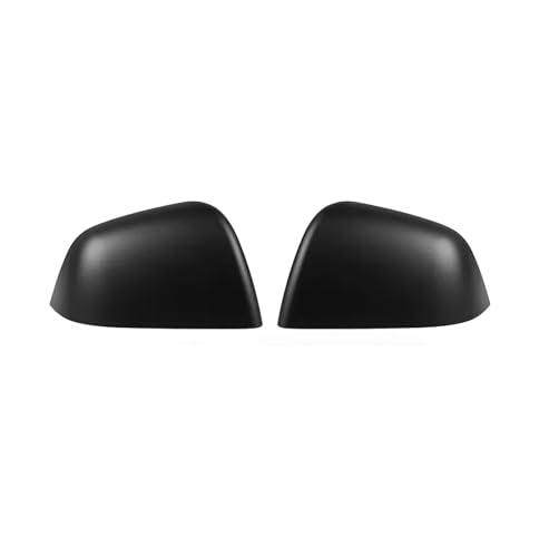 Auto Spiegelkappen Für Tesla Für Modell 3 Für Modell Y 2021-2023 Auto Außen Seiten Rückspiegel Abdeckung Futhope Auto ABS Paste Seite Tür Spiegel Abdeckung Seitenspiegelkappe(Y Matte Black) von SAFATBZ