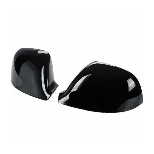 Auto Spiegelkappen Für Transporter T5 T5.1 T6 7E1857527F 2 Stücke Glänzende Auto Rückansicht Seitenspiegel Ersatz Abdeckkappe Seitenspiegelkappe(Glossy Black) von SAFATBZ