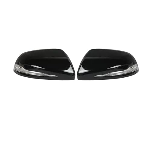 Auto Spiegelkappen Für Vito W447 2016 2017 2018 2019 2020 Auto Hinten Spiegel Abdeckung Blinker Licht Mit Kabelbaum Modifikation set Seitenspiegelkappe(Black Light set) von SAFATBZ