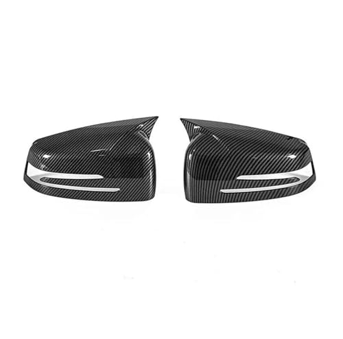 Auto Spiegelkappen Für W176 W246 W212 W204 C117 X156 X204 W221 ABCES Für CLA Für GLA GLK Klasse Rück Seite Spiegel abdeckung Flügel Kappe Trim Seitenspiegelkappe(Carbon) von SAFATBZ