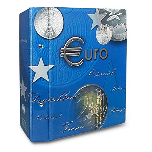 SAFE 7822 B1-2 Euro Münzen 2004-2013 TOPset Sammelalbum aller EU Länder- Münzsammelalbum für Ihre Coin Collection ohne Kapseln - mit farbigen Vordrucken von SAFE