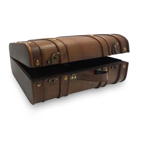 SAFE Holzkoffer ideal als Hochzeitsgeschenke für Brautpaar Geldgeschenke - Holztruhe mit Träger und Griff - Schatztruhe Hochzeit, Schatzkiste Kinder, Geschenk-Box - 450 x 310 x 190 mm SAFE Holzkoffer ideal als Hochzeitsgeschenke für Brautpaar Geldgeschenke - Holztruhe mit Träger und Griff - Schatztruhe Hochzeit, Schatzkiste Kinder, Geschenk-Box - 450 x 310 x 190 mm von SAFE