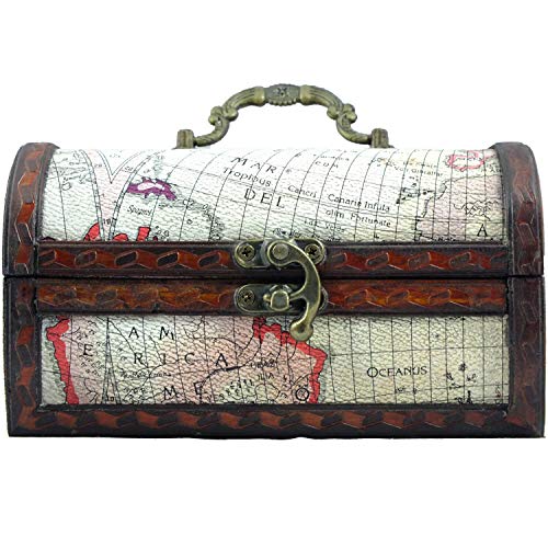 SAFE Schatztruhe Hochzeit klein - Holztruhe, Schatzkiste Kinder, Geschenk-Box, Holzkiste Antik, Schatulle Holz - ideal als Hochzeitsgeschenke für Brautpaar Geldgeschenke - 170 x 120 x 100 mm SAFE Schatztruhe Hochzeit klein - Holztruhe, Schatzkiste Kinder, Geschenk-Box, Holzkiste Antik, Schatulle Holz - ideal als Hochzeitsgeschenke für Brautpaar Geldgeschenke - 170 x 120 x 100 mm von SAFE