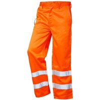 Gr .46 HEINZ WARNSCHUTZ-BUNDHOSE orange HEINZ HIGH VIS TROUSERS von SAFESTYLE