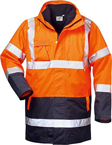 Safestyle Warnschutz-Parka "Travis", 1 Stück, Größe L, orange/marine, 23549-L von Safestyle