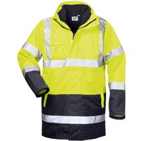 Safestyle - spencer 4-in-1 Warnschutzparka Gelb/Marine ® Gr.XXXL von SAFESTYLE