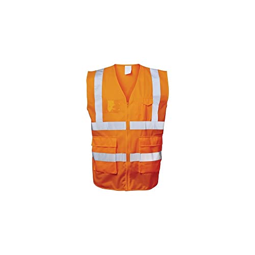 Warnschutzweste *Ewald* SAFESTYLE®, EN ISO 20471/2, EN ISO 13688 fluoreszierend orange, Größe XXXL von SAFESTYLE