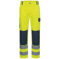 Werdau Warnschutz-Bundhose Gr.64 Safestyle Gelb/Marine en iso 20471 von SAFESTYLE