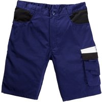 safety and more Arbeitsshort »EXTREME«, Polyester/Baumwolle, marine/schwarz - blau von safety and more