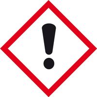 SafetyMarking 31.B1041 GHS-Gefahrenpiktogramm 07 Ausrufezeichen, Hygiene und Abstand Folie selbstkle von SAFETYMARKING