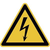 Warnschild Elektrische Spannung Folie selbstklebend 50mm ISO 7010 10St. Warnschild Elektrische Spannung Folie selbstklebend 50mm ISO 7010 10St. von SAFETYMARKING