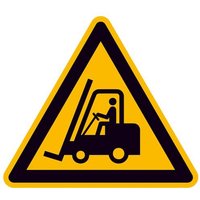 Warnschild Flurförderfahrzeuge Folie selbstklebend 200mm ISO 7010 1St. Warnschild Flurförderfahrzeuge Folie selbstklebend 200mm ISO 7010 1St. von SAFETYMARKING