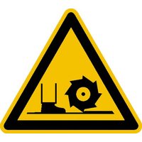 Warnschild Fräswelle Aluminium 100mm 1St. Warnschild Fräswelle Aluminium 100mm 1St. von SAFETYMARKING