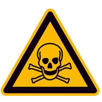 Warnschild Giftige Stoffe Aluminium 100mm ISO 7010 1St. Warnschild Giftige Stoffe Aluminium 100mm ISO 7010 1St. von SAFETYMARKING