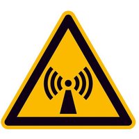 Warnschild Nicht ionisierende Strahlung Folie selbstklebend 100mm ISO 7010 1St. Warnschild Nicht ionisierende Strahlung Folie selbstklebend 100mm ISO 7010 1St. von SAFETYMARKING