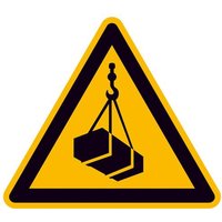 Warnschild Schwebende Last Aluminium 400mm ISO 7010 1St. Warnschild Schwebende Last Aluminium 400mm ISO 7010 1St. von SAFETYMARKING