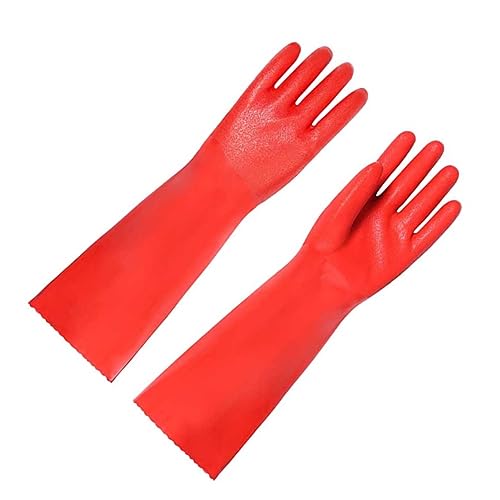 SAFIGLE 1 Paar Fleece-addierte nicht rutschfeste Handschuhe Hausarbeitshandschuhe Geschirrspülhandschuhe rot SAFIGLE 1 Paar Fleece-addierte nicht rutschfeste Handschuhe Hausarbeitshandschuhe Geschirrspülhandschuhe rot von SAFIGLE