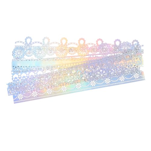 SAFIGLE 10 Stück Teiliges Dekoratives Spitzenpapier Dickes Buntes DIY Bastelpapier für Scrapbooking Handwerk Tagebücher und Kreative Collagen Langlebig Vielseitig Einsetzbar von SAFIGLE