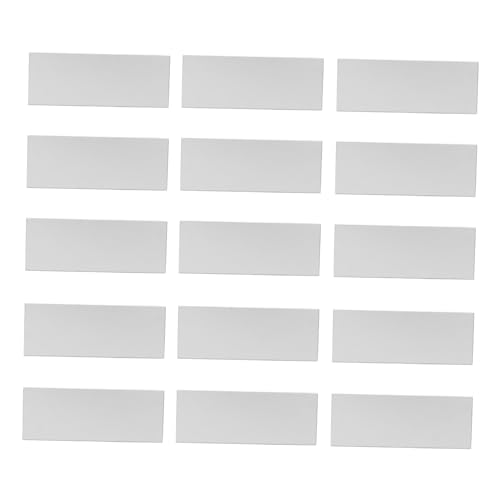 SAFIGLE 10 Stück Teiliges Rechteckige Acrylspiegel Streifen zum Basteln Selbstklebend Vielseitig für Wand Deckendekoration Einfach Zuschneidbar für DIY Raumdeko und Kunstprojekte von SAFIGLE