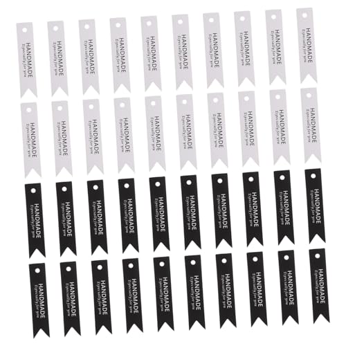 SAFIGLE 100 Stück Handgemachte DIY Papieranhänger für Kerzen Schwarze Weiße Tags zum Dekorieren und Beschriften für Hochzeiten und Bastelprojekte SAFIGLE 100 Stück Handgemachte DIY Papieranhänger für Kerzen Schwarze Weiße Tags zum Dekorieren und Beschriften für Hochzeiten und Bastelprojekte von SAFIGLE