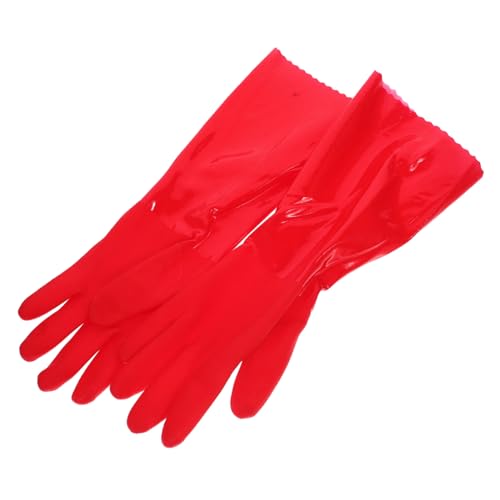 SAFIGLE 2 Paar Geschirrreinigungshandschuhe Rutschfeste Waschhandschuhe Küchenreinigungshandschuhe Warme Handschuhe Kochhandschuhe Zum Reinigen Hausarbeitshandschuhe von SAFIGLE