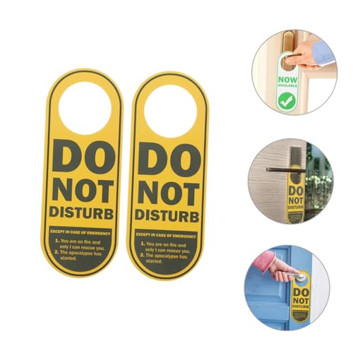 SAFIGLE 2 Stück Doppelseitiges PVC Türschild Mit Aufschrift Stören Reißfestes Geeignet für Hotel Büro Bar und Club Modernes Design Einfache Handhabung SAFIGLE 2 Stück Doppelseitiges PVC Türschild Mit Aufschrift Stören Reißfestes Geeignet für Hotel Büro Bar und Club Modernes Design Einfache Handhabung von SAFIGLE