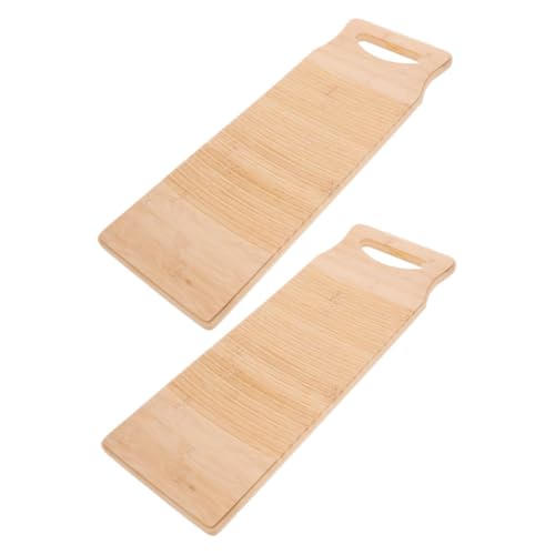 SAFIGLE 2 Stück Rustikales Wäschewaschbrett Altmodisches Handwaschbrett Aus Holz Kleines Schrubbbrett Aus Holz Für Kleidung von SAFIGLE