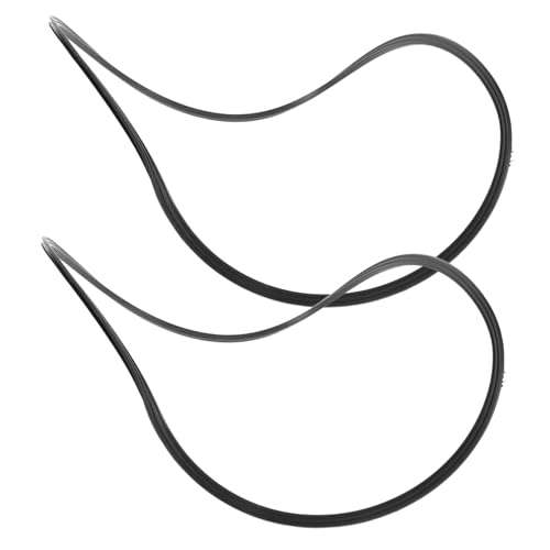 SAFIGLE 2 Stück Salonstuhl Hydraulik Basisring Gasket Robuste Schutzringe für Friseurstühle Stuhlzubehör für Professionellen Salonbetrieb Schwarz von SAFIGLE