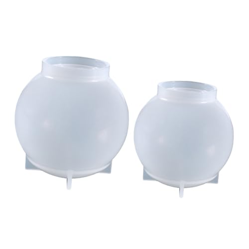 SAFIGLE 2 Stück Silikonform Runde Kristallkugel DIY Resin Gießform Weich Langlebig Kinderfreundlich für Epoxidharz Basteln und Dekoration SAFIGLE 2 Stück Silikonform Runde Kristallkugel DIY Resin Gießform Weich Langlebig Kinderfreundlich für Epoxidharz Basteln und Dekoration von SAFIGLE