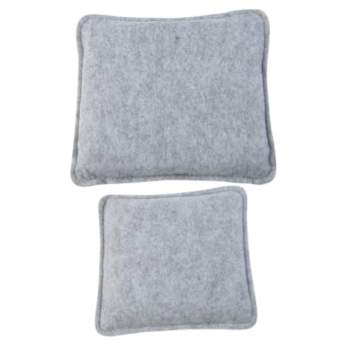SAFIGLE 2 Stück Teiliges Filz sitzkissen Hochtemperaturbeständig Nadel Filzunterlage Strapazierfähiges Filzpad für Needle Felting und Bastelarbeiten von SAFIGLE