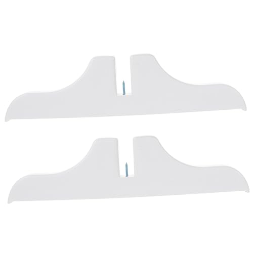 SAFIGLE 2 Stück Verdickte Raumteiler basis aus Weißem Kunststoff Rutschfeste und Stabile Sichtschutzhalter für Wohn Schlafzimmer Minimalistischer Haushalts trennwandständer mit Einfachem von SAFIGLE