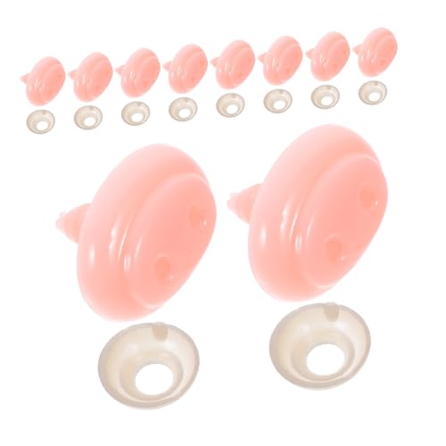 SAFIGLE 20 Stück Teiliges Set Sicherheitsnasen für DIY Plüschtiere Pinke Kunststoff nasen mit Unterlegscheiben Doll Amigurumi tierkreationen Zubehör für Puppen Kuscheltierherstellung SAFIGLE 20 Stück Teiliges Set Sicherheitsnasen für DIY Plüschtiere Pinke Kunststoff nasen mit Unterlegscheiben Doll Amigurumi tierkreationen Zubehör für Puppen Kuscheltierherstellung von SAFIGLE