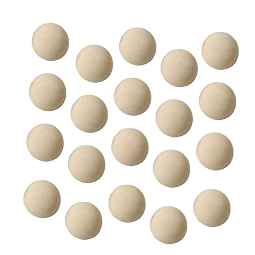 SAFIGLE 200 Stück Halbe Holzkugeln Mini Halbkugeln Naturbelassen für DIY Bastelprojekte Kunsthandwerk zum Bemalen und Dekorieren von SAFIGLE