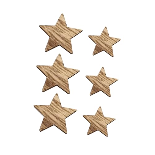 SAFIGLE 200 Stück Holzsterne Mix Verschiedene Fünf Zacken Holzscheiben für DIY Basteln Handgefertigte Dekorationen Naturholz Sternanhänger für Weihnachtsbaum Hochzeitsdeko SAFIGLE 200 Stück Holzsterne Mix Verschiedene Fünf Zacken Holzscheiben für DIY Basteln Handgefertigte Dekorationen Naturholz Sternanhänger für Weihnachtsbaum Hochzeitsdeko von SAFIGLE