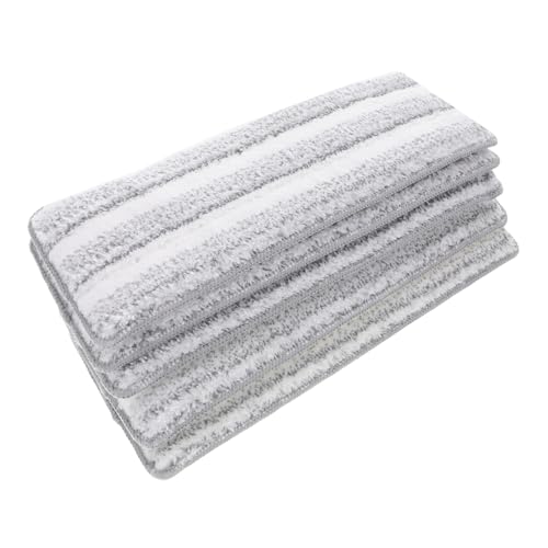 SAFIGLE 5 Stück Pads Zum Reinigen Von Saugfähigen Mikrofaserböden Flach Trocken Nass Ersatzpads Wischtücher Selbstklebende Köpfe Hartholz Abnehmbare Stelle Passend Für von SAFIGLE