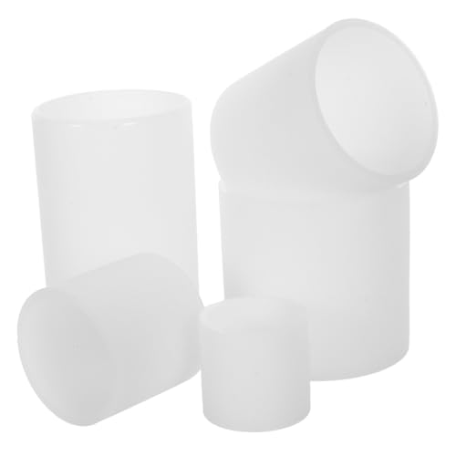 SAFIGLE 5 Stück Teiliges Silikon Kerzenformen Zylindrische Runde Gießform für Kerzenherstellung Wiederverwendbar Flexible Silikonform für Epoxidharz-dekorationen SAFIGLE 5 Stück Teiliges Silikon Kerzenformen Zylindrische Runde Gießform für Kerzenherstellung Wiederverwendbar Flexible Silikonform für Epoxidharz-dekorationen von SAFIGLE