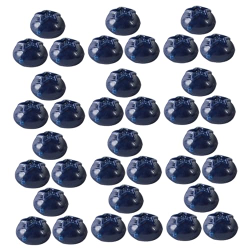 SAFIGLE 50 Stück Simulation Heidelbeere künstliche Blaubeeren simulierte Blaubeeren Obst deko gefälschte Plastikfrüchte künstliche Heidelbeeren Mittel schmücken Material Requisiten Modell von SAFIGLE