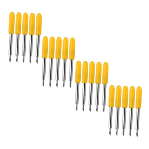 SAFIGLE 50 Stück Vinyl Cutter Blades für Schneideplotter Langlebige Computer Lettering Cutters Präzise Schneidklingen für Dünne Folien Manuell Robust und Zuverlässige Schneidemesser von SAFIGLE