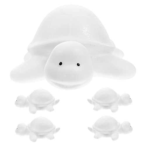 SAFIGLE 5st Nachtlicht Tischlampe Raumlicht Dekoratives Licht Am Bett Kreative Nachtlampe Batteriebetriebene Lampe Mini-Lampe Schildkröten-nachtlampe Vinyl Weiß Dekorative Lichter Led von SAFIGLE