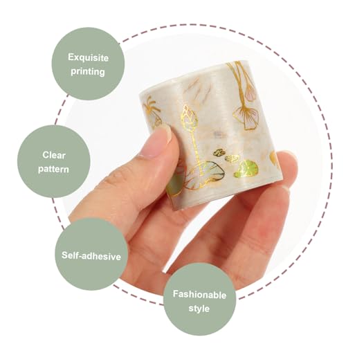 SAFIGLE 6 Rollen Vintage Washi Tape mit Antiken Mustern pro Dekorative Klebebänder für Scrapbooking Hand Account DIY Basteln Selbstklebend Vielseitig Einsetzbar von SAFIGLE