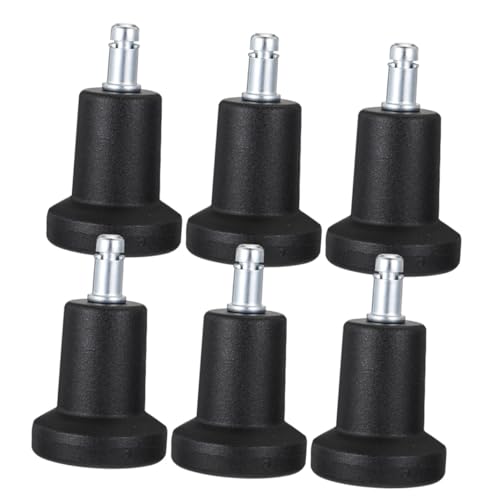 SAFIGLE 6 Stück Praktische Bürostuhl Bodenschutzrollen Rutschfeste Stuhlgleiter Verstellbare Möbelgleiter für Holz Metallstühle Geeignet für Büro Computerstühle Einfache Installation von SAFIGLE