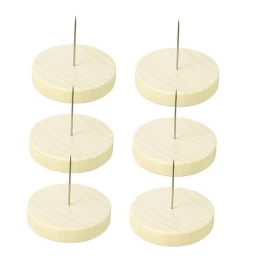 SAFIGLE 6 Stück Teiliges Puppenständer Robustem Holz mit Stabilem Sockel Einfacher Montage ohne Werkzeug Elegantes Design für Häkelpuppen Filztiere und Actionfiguren zur Sicheren von SAFIGLE