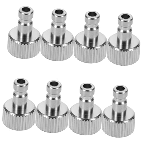 SAFIGLE 8 Stück Teiliges Airbrush-Adapter- Schnelle Schnellkupplung Luftdichter Gewindeschlauchverbinder Präzise Dichtung für DIY-projekte für Airbrush-kompressoren Leicht und Tragbar von SAFIGLE